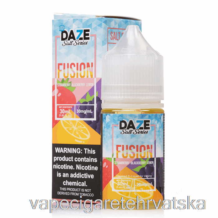 Vape Hrvatska Ledena Jagoda Kupina Limun - 7 Daze Fusion Sol - 30ml 50mg